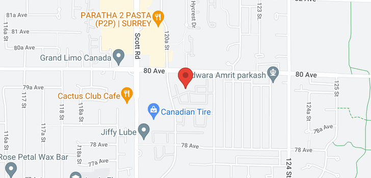 map of 103 12130 80 AVENUE